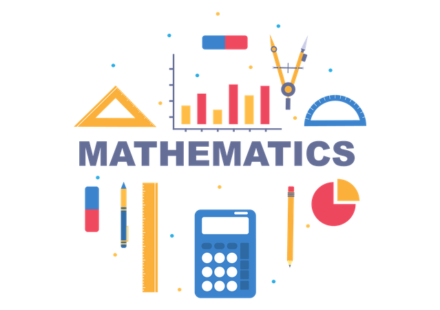 Mathematics things  Illustration