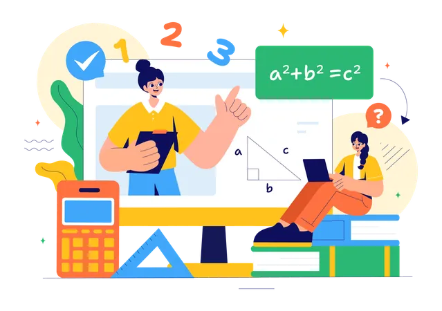 Apprentissage des mathématiques  Illustration