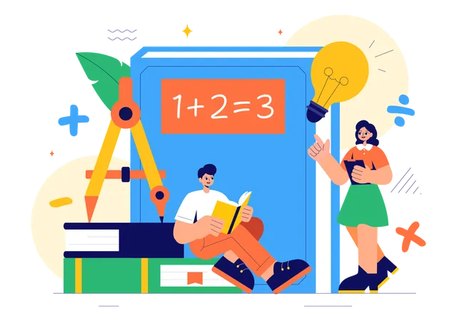 Apprentissage des mathématiques  Illustration