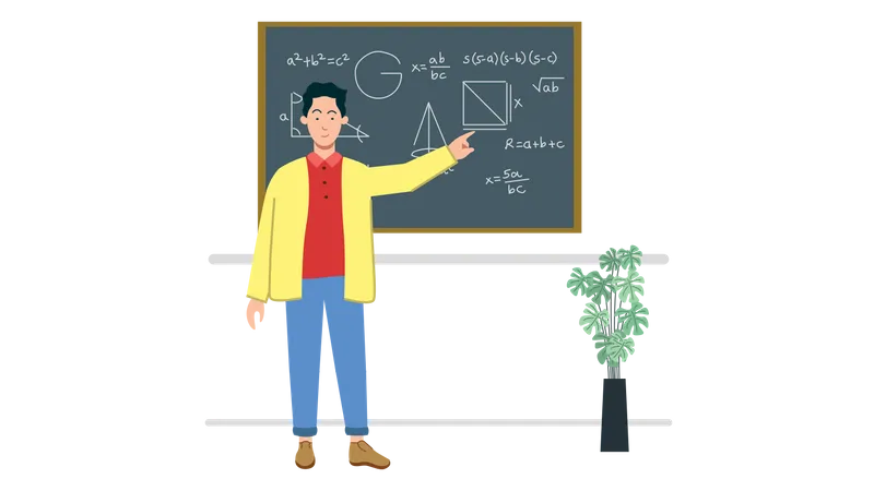 Maths Lecture  Illustration