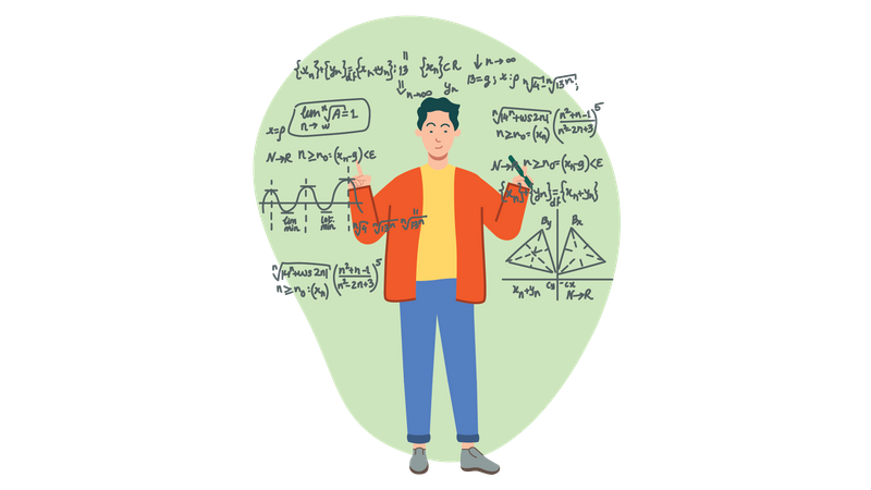 Maths Lecture  Illustration