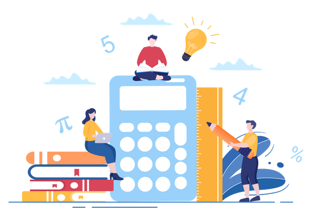 Maths subject  Illustration