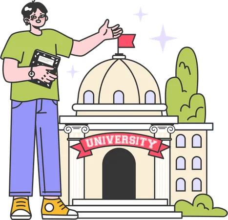 Matrícula Universitária  Ilustração