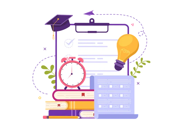 Mcq Exam  Illustration