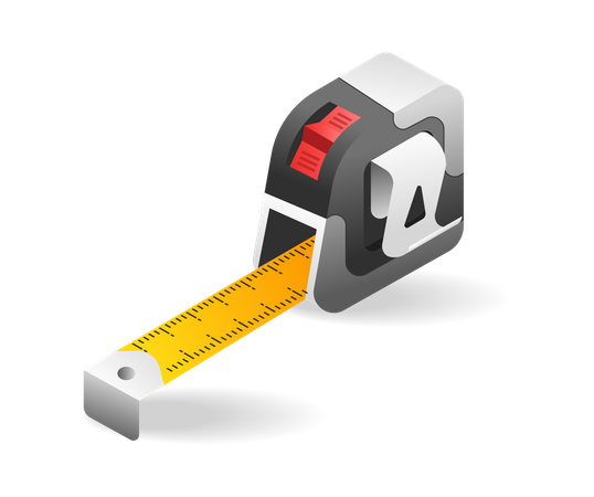 Measurement tape  Illustration