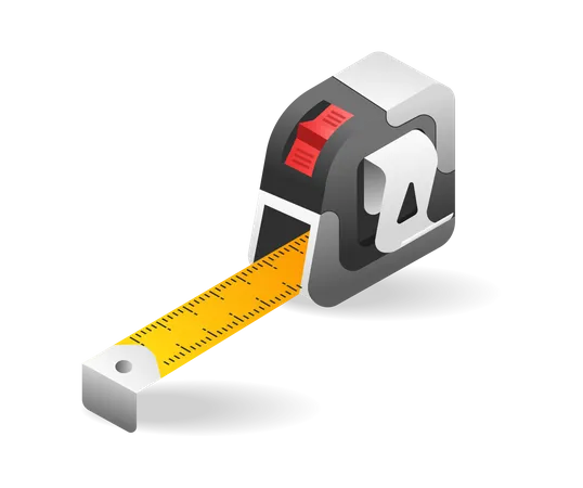 Measurement tape  Illustration