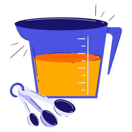 Measuring jar  Illustration