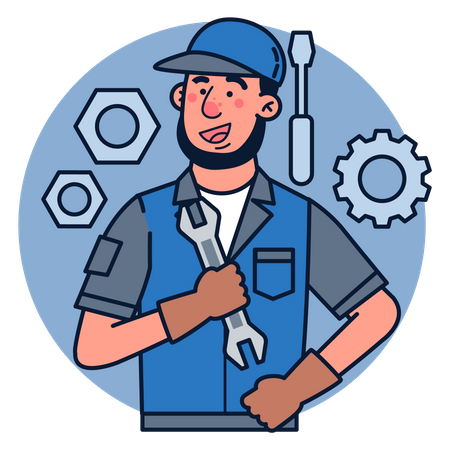 Mechanic  Illustration