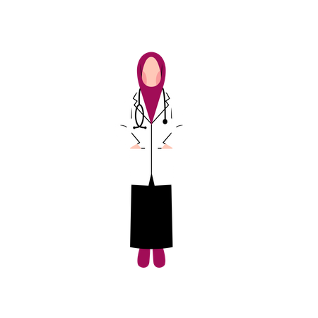 Médecin arabe  Illustration