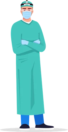 Médecin de chirurgie  Illustration