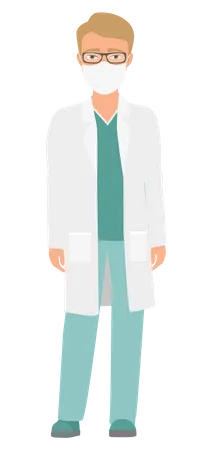 Médecin expérimenté  Illustration