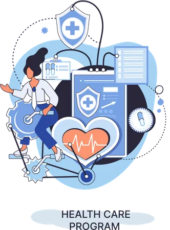 Médecin numérique  Illustration