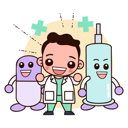 Médecin professionnel  Illustration