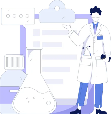 Ordonnance du médecin  Illustration