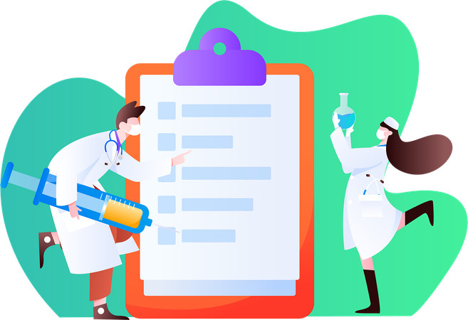 Ordonnance du médecin  Illustration