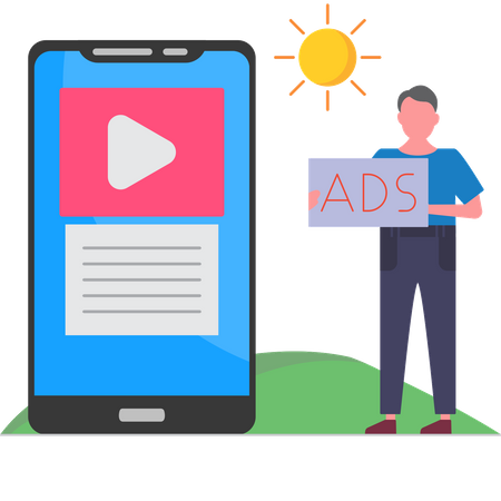 Media Marketing  Illustration