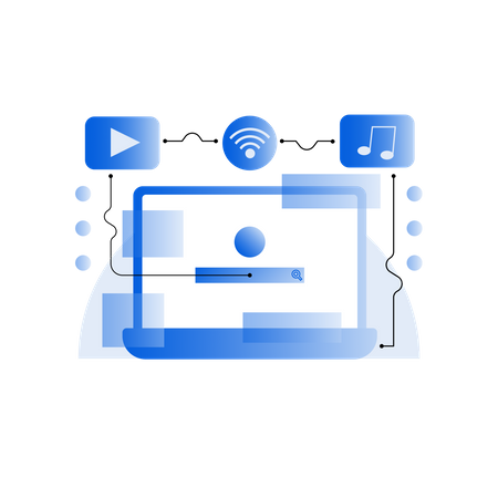 Media Systems Management  Illustration