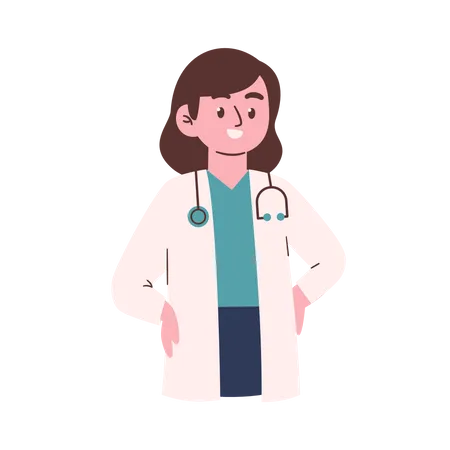 Médica  Ilustração