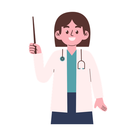 Médica  Ilustração