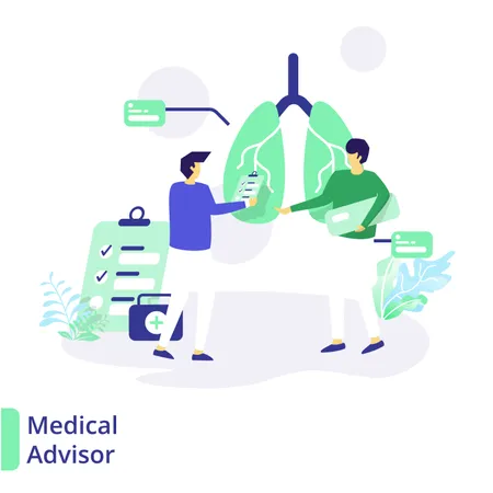 Medical adviser  Illustration