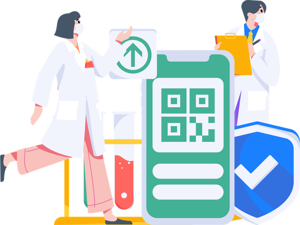 Medical app  Illustration