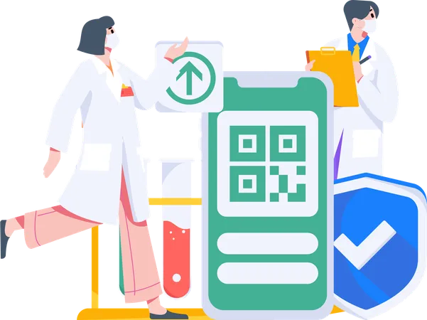 Medical app  Illustration