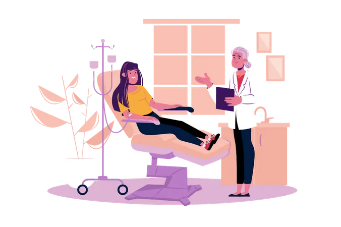Medical appointment Illustration