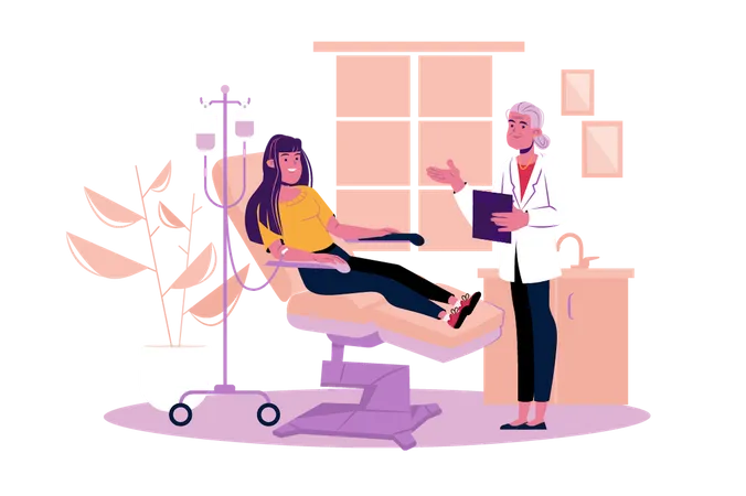 Medical appointment  Illustration