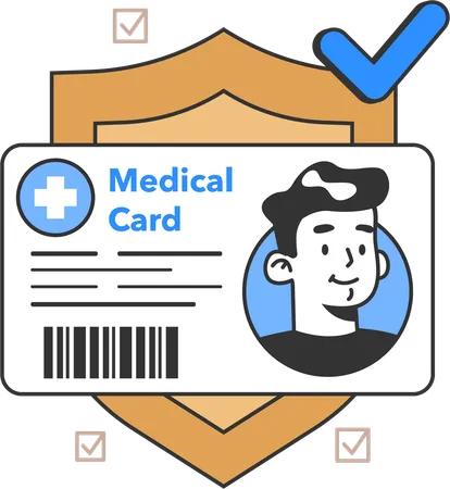 Medical Card  Illustration