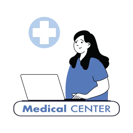 Medical center  Illustration