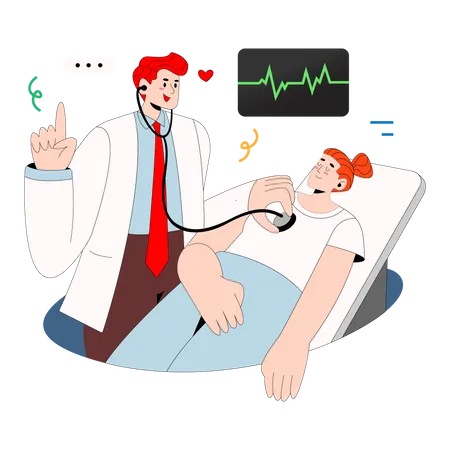 Medical Check Up  Illustration
