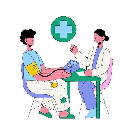 Medical Check Up Consultations  Illustration