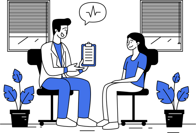 Medical Check up Consulting  イラスト