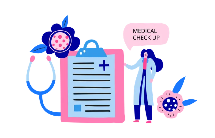 Medical check up  Illustration