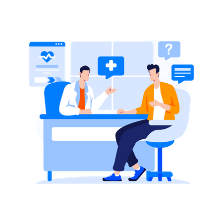 Medical Check up  Illustration