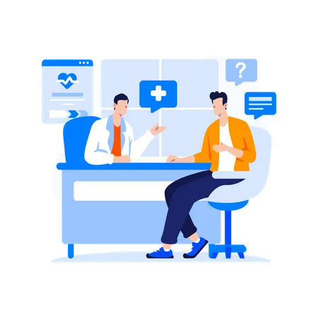 Medical Check up  Illustration