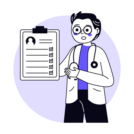 Medical Check Up  Illustration