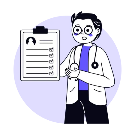 Medical Check Up  Illustration