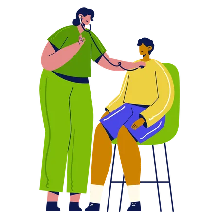 Medical Check Up  Illustration