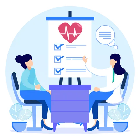 Medical Check Up  Illustration