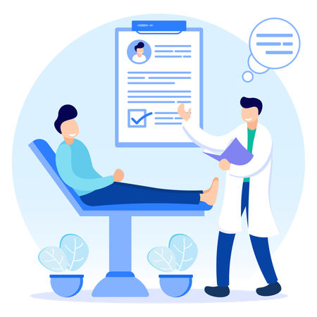 Medical Check Up  Illustration