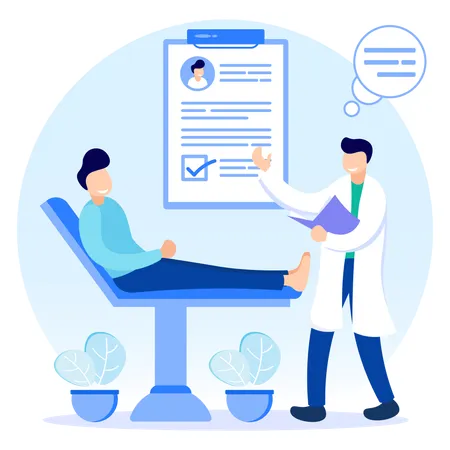 Medical Check Up  Illustration