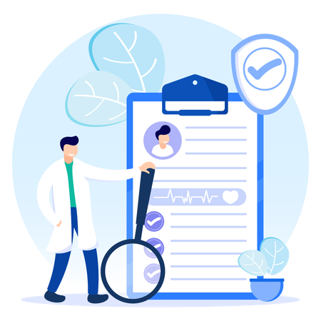 Medical Check Up  Illustration