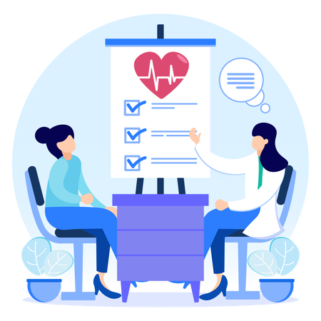 Medical Check Up  Illustration