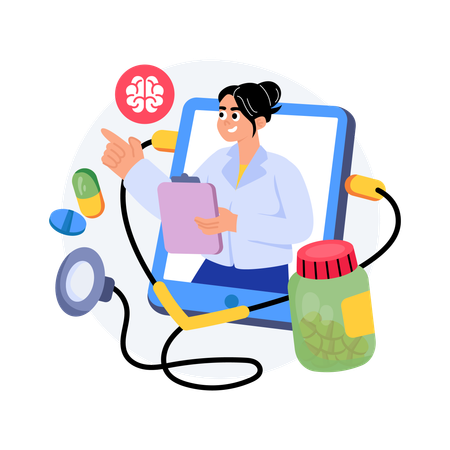 Medical Checklist  Illustration