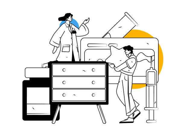 Medical checkup  Illustration