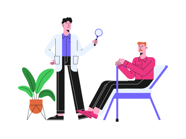 Medical Checkup  Illustration