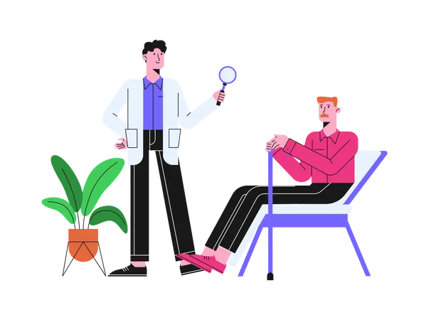 Medical Checkup  Illustration