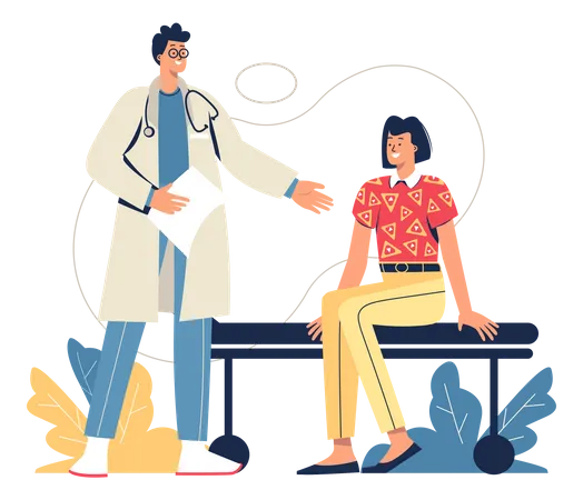 Medical Checkup  Illustration