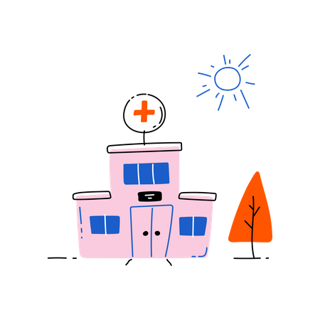 Medical clinic Illustration